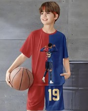 Boys/Girls Football Kit Shirt And shorts Size 9-10 Unisex