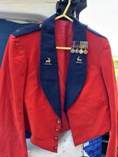 Post War Royal Warwickshire Regiment Officers Mess Dress With Miniature Medal Se