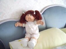 GORGEOUS GIRL!  VINTAGE COLECO CABBAGE PATCH GIRL IN RARE COLECO OUTFIT & SHOES