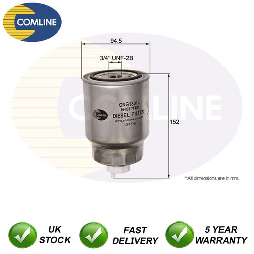 Fuel filter comline - filter, fits