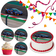 Car Racing Cake Topper Party
