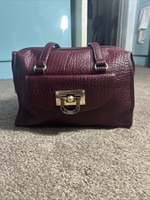 DKNY Bag Burgundy Croc With