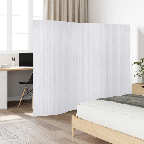 Room divider bamboo white - bamboo,