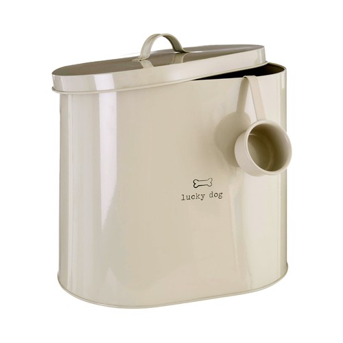Pet food storage tin - storage,