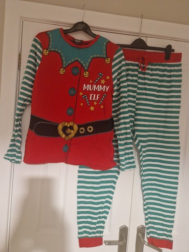 Mummy elf xmas pjs size - pjs,
