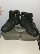 Timberland Nubuck Boots Toddler Size 1.5 Black Leather