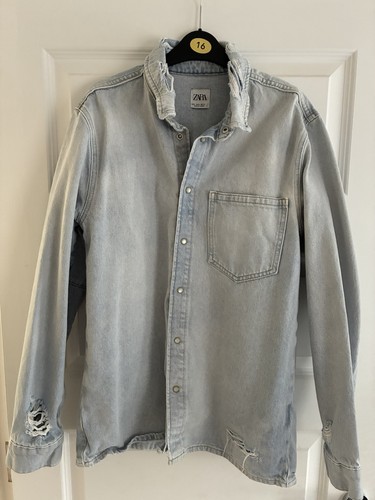 Zara men blue denim - zara,