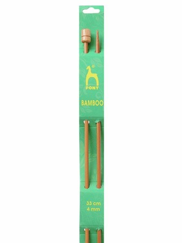 Pony bamboo knitting needles - bamboo,