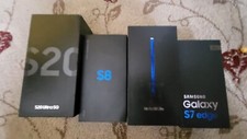 empty phone boxes samsung s20 ultra 5g,galaxy s8,note 10 lite, galaxy s7 edge