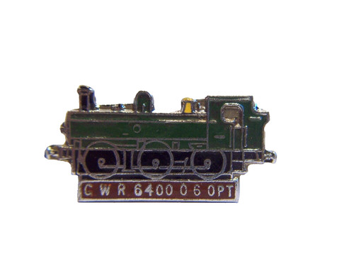 Vintage enamel train - vintage, badge