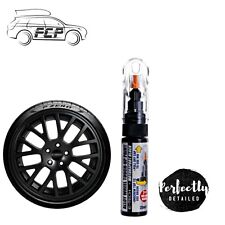 E-TECH Motorsport Black Car Alloy Wheel Professional Touch-Up Pen Stick Paint