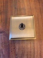 Primalite Antique Brass 1 gang