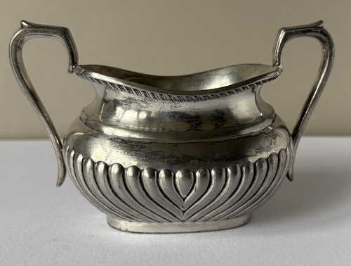Vintage silver plate sugar - vintage,