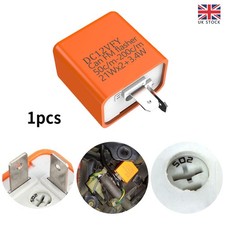 Motorbike 12V 2 Pin Speed Adjustable LED Indicator Flasher Relay Tool Motorcycle