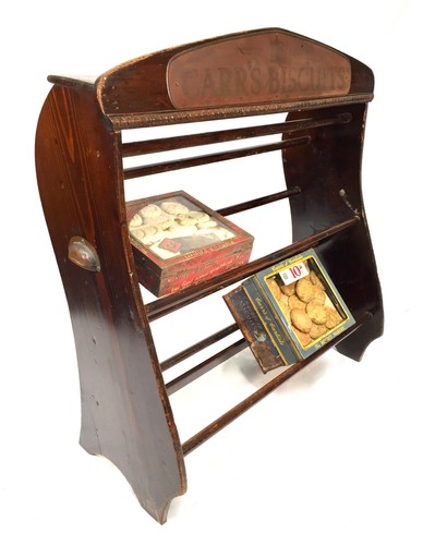 Antique advertising wooden - -,