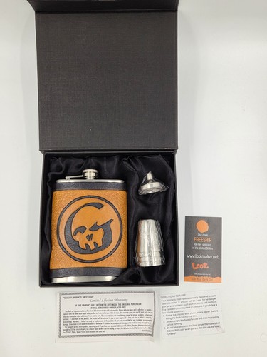 Grimm lootmaker leather flask - grimm,