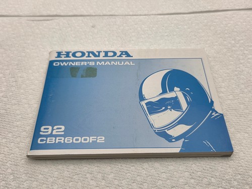 1992 honda cbr600f2 owner - honda,