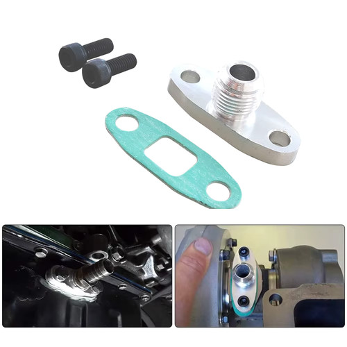 Turbo oil drain outlet flange - oil,
