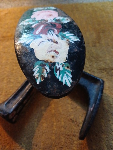 Vintage floral wrought iron - vintage,
