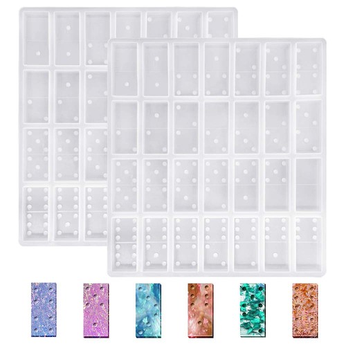 Pcs dominoes resin moulds - 2,