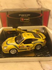Yellow Porsche 911 GT3 Cup 1:18 Model Car Bburago Gold Collection 1993 Carrera