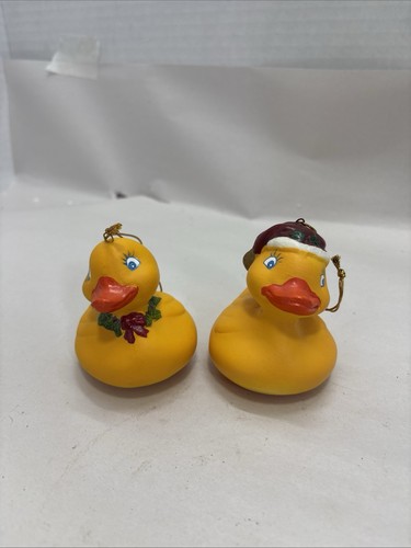 Yellow duck christmas - duck,