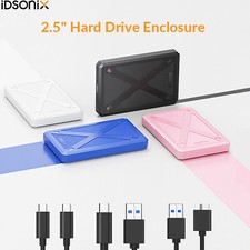 2.5" Inch SATA USB 3.0 Hard Drive Disk HDD SSD Enclosure External Laptop Case UK