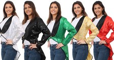 Ladies sequin tailcoat dance - ladies,