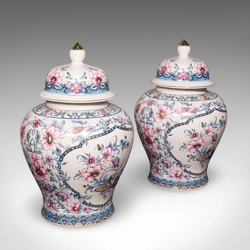 Pair large vintage display - pair, of