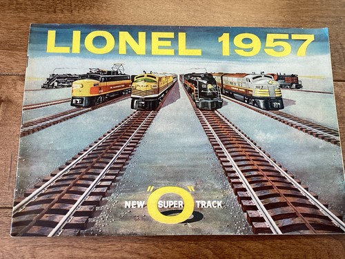 1957 lionel trains illustrated - trains,