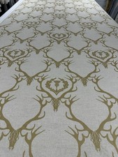 BARNABY GATES DEER DAMASK GOLD