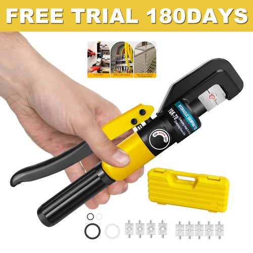 Hydraulic crimping tool - tool, set