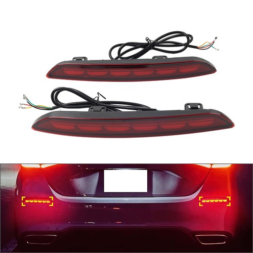 Rear bumper reflector brake - rear,
