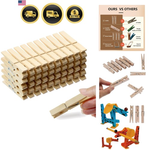 Pack clothes pins wooden - pack,