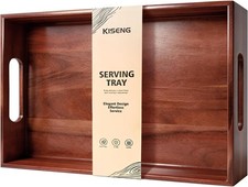 Acacia Wood Serving Tray with