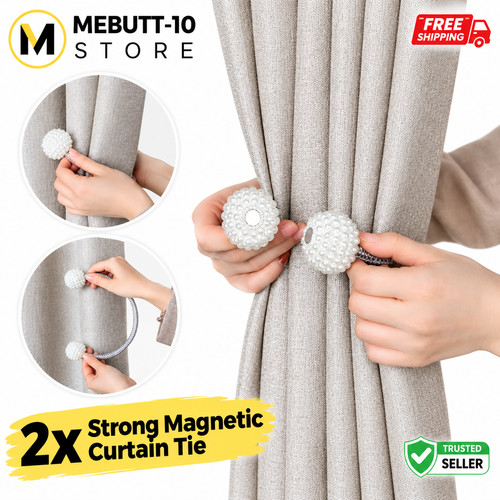Strong magnetic curtain tie - magnetic,