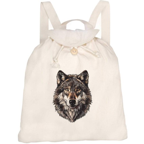 Wolf portrait canvas - 'wolf,
