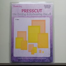 Rectangle Scalloped edge  die