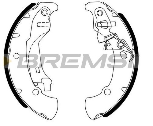 Brake shoe set fit daihatsu - shoe,