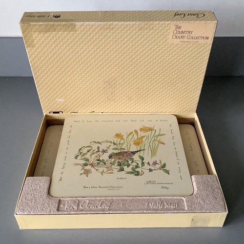 Vintage clover leaf placemats - leaf,