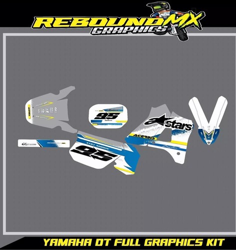 Yamaha dtr125 stickers dtr - yamaha,