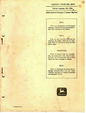 John Deere Loader For 2010 Series Crawler Tractor Parts Catalogue  1966 9177E