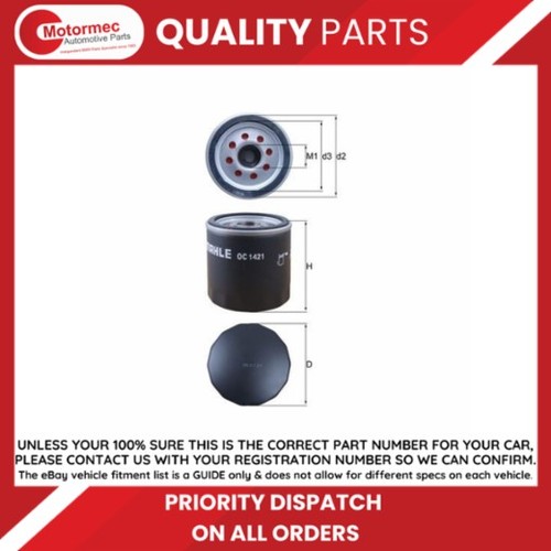 Mahle 1421 oil filter - 1421,