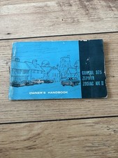 Vintage Ford Consul 375, Zephyr, Zodiac Mk 2 Owners Handbook.