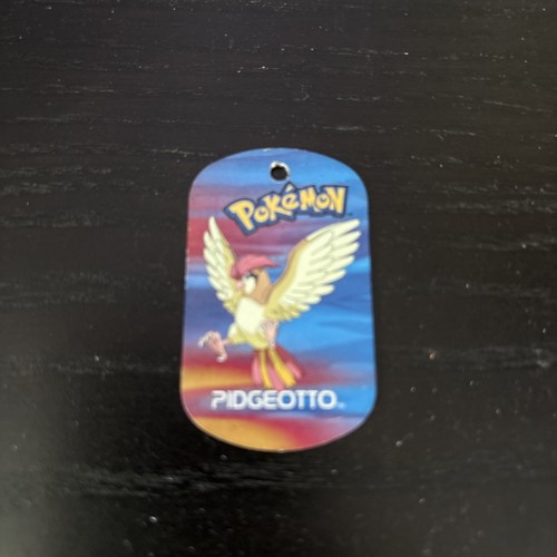 Pokemon pidgeotto metal tag - metal,