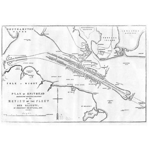 Plan spithead showing - showing, ship