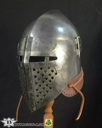 Medieval bascinet helmet - medieval,