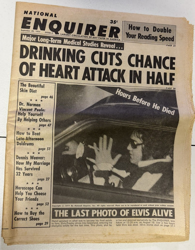 Vtg 1977 elvis - 1977, presley