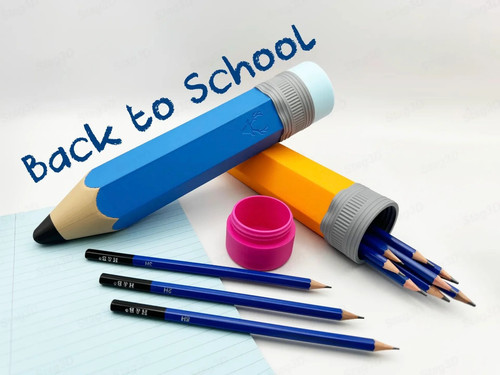 Giant pencil shaped printed - giant, 3d
