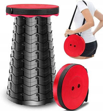 Folding Stool Portable Telescopic Chair Travel Fishing Camping Collapsible